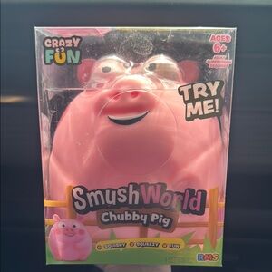 Crazy Fun SmushWorld Chubby Pig - Pink Kids Toy
